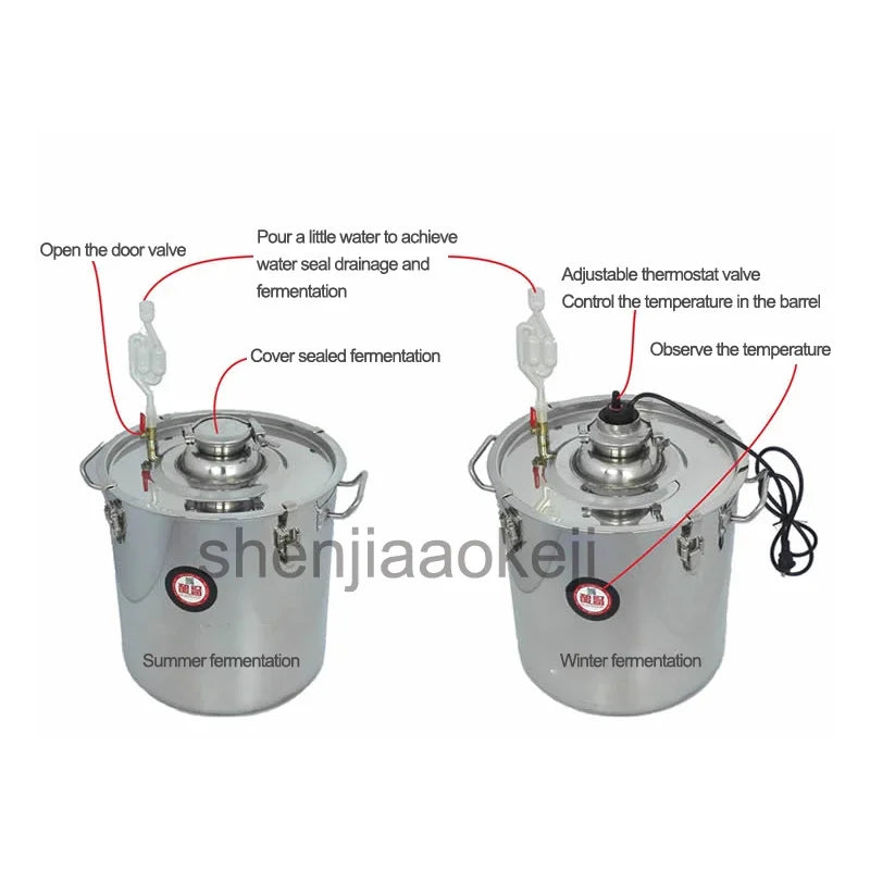Stainless Steel Home Wine Brewing & Distilling Machine 20L/50L