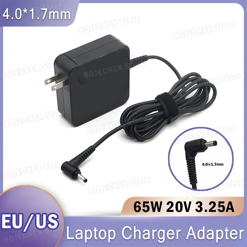 20V 3.25A 4.0*1.7mm Laptop Power Supply Adapters For Lenovo YOGA 710 510-14ISK IDEAPAD 510S-14 XiaoXin 310 65W Laptop Charger Oasis Select