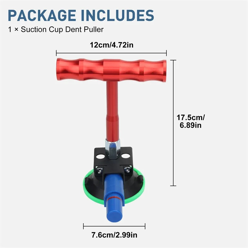 Powerful Vacuum Pump Car Dent Puller, T-Handle Paintless Dent Repair Kit, Upgraded Strong Suction Cup For Auto Body Hail Damage Oasis Select