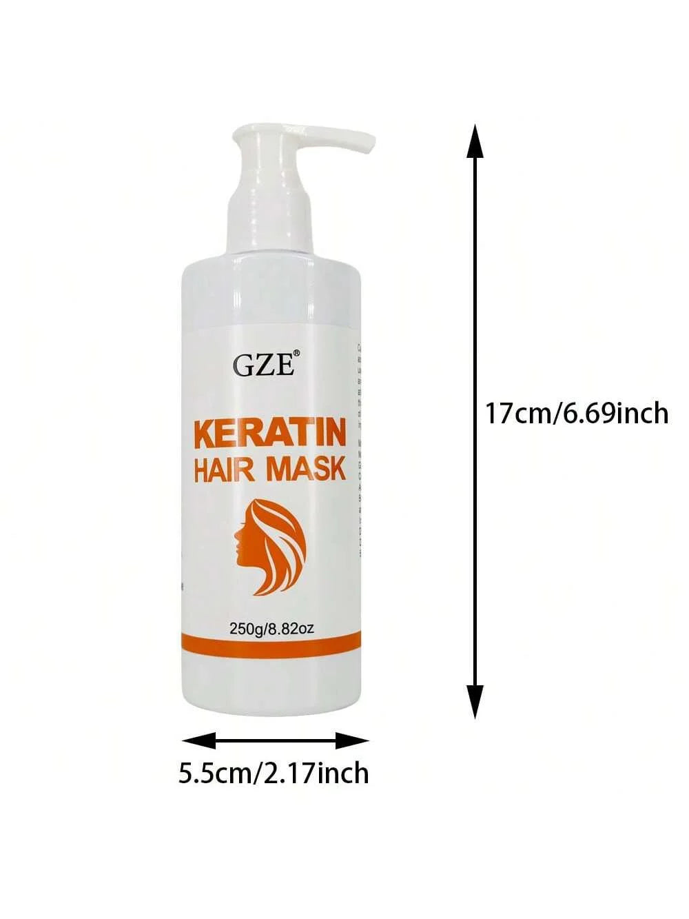 GZE Keratin Hair Mask – Frizz Control, Hydration & Heat Protection