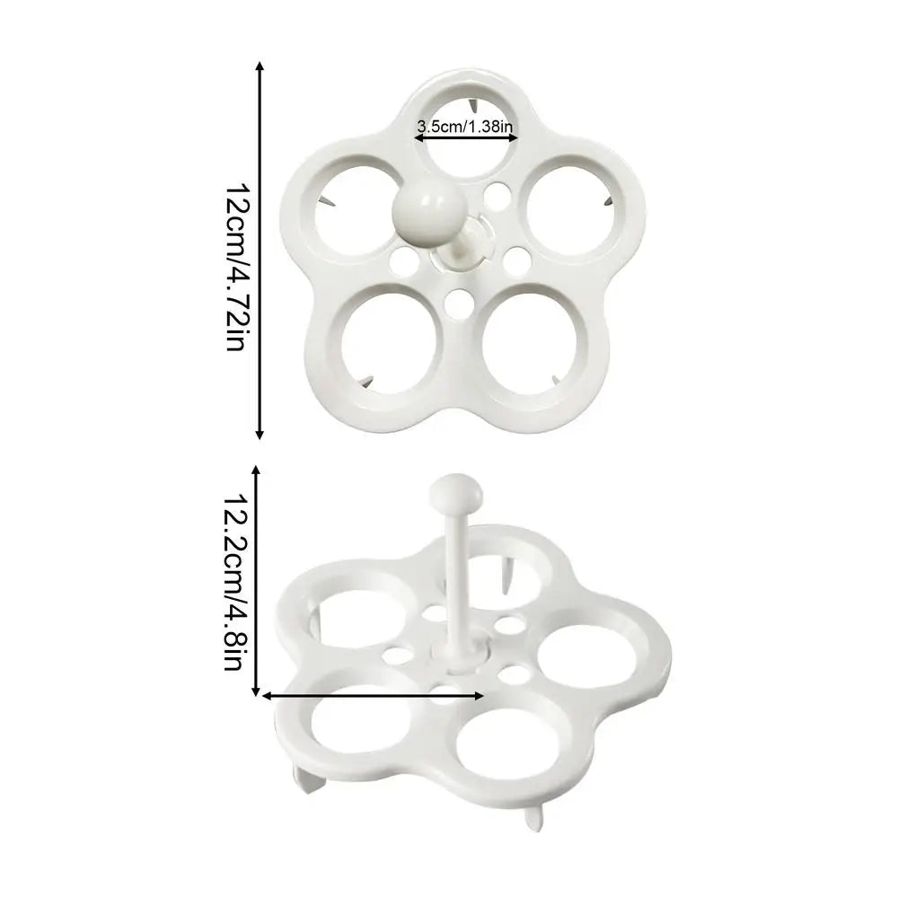 Egg Boiler Holder 4/5 Holds Egg Steamer Rack Eggs Multipurpose Steamer Rack Kitchen Accessory Holder Cooker Pot Gadget tools Oasis Select 5 holes
