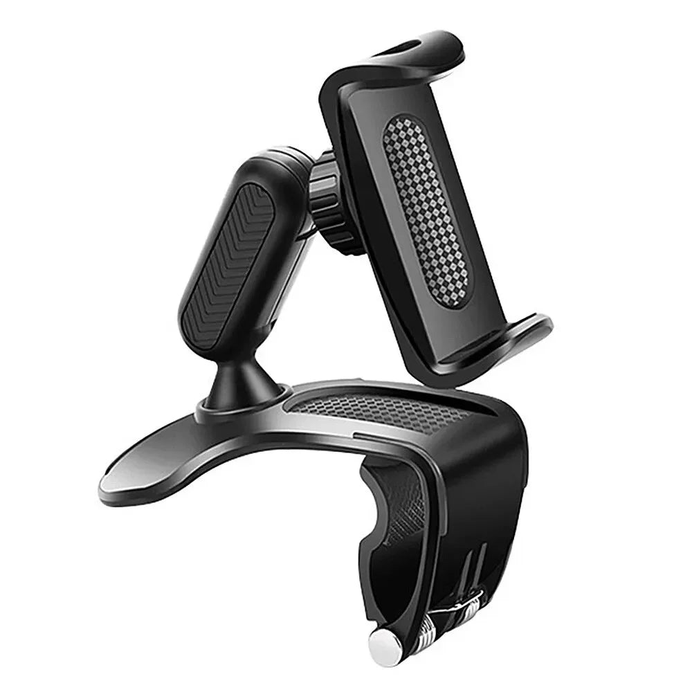 Car Phone Holder Easy Clip Mount Stand Universal Dashboard GPS Navigation Bracket Holder for iPhone Xiaomi Redmi Samsung Huawei Oasis Select Black