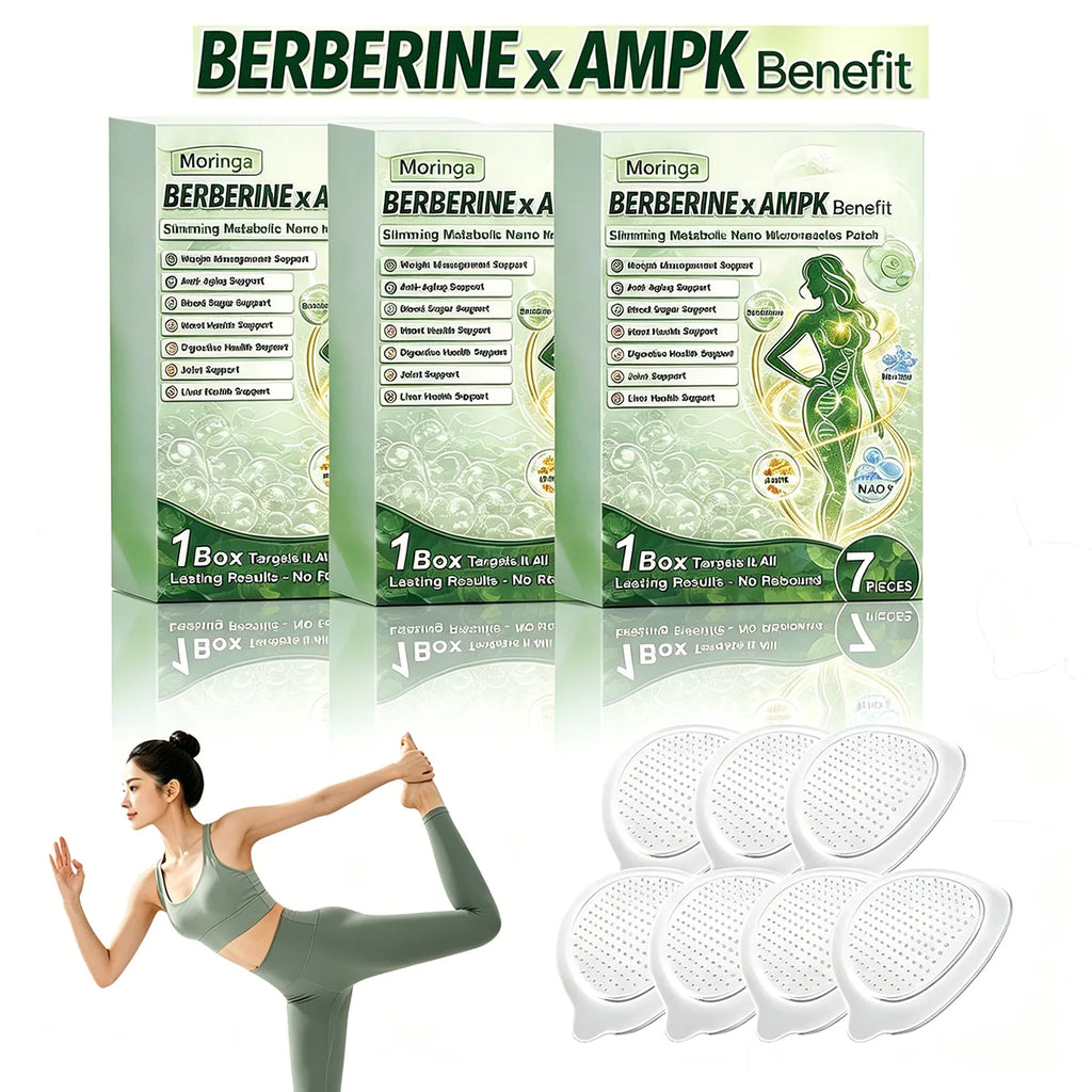 Berberine AMPK NAD+ Nano Microneedle Patch Moringa Body Care Patch Gentle Skin-Friendly Breathable Body Maintenance Comfortable Oasis Select