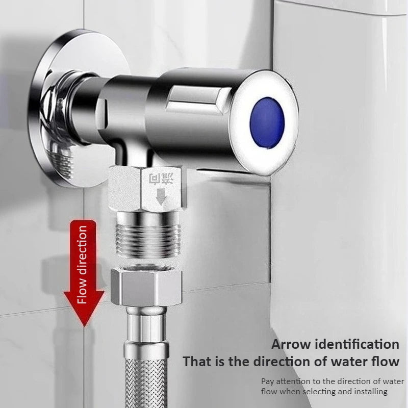 Copper One-way Check Valve 4 Points 1/2 "Anti Backflow Water Return Bathroom Water Pipe Toilet Water Heater Meter Oasis Select