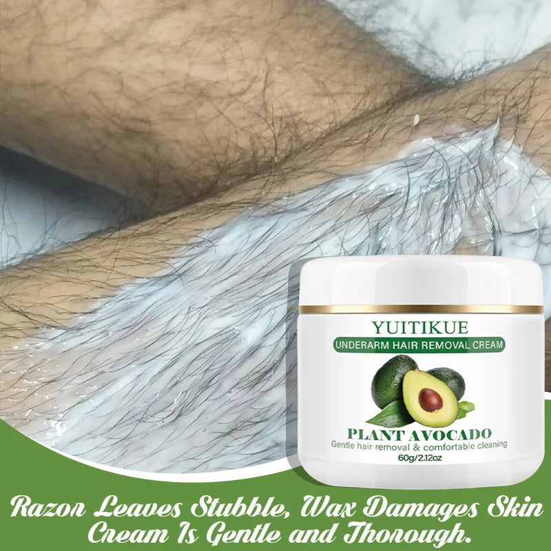 YUITIKUE Avocado Hair Removal Cream – Natural, No Irritation