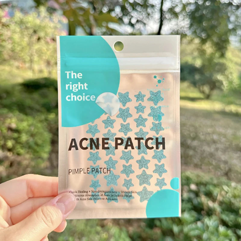 40/51pcs Star Colorful Invisible Pimple Patch Acne Removal Skin Care Stickers Concealer Face Spot Beauty Christmas Halloween Oasis Select MR-06-40pcs