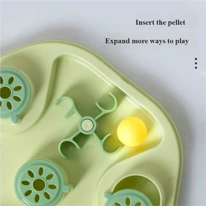 Cat puzzle leakage toy, cat hiding food, anti choking, freeze-drying, slow food maze, teasing cat leakage toy Oasis Select