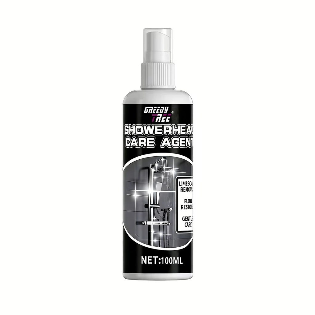 100ml Shower Head Cleaner And Limescale Remover Powerful Formula to Restore Water Pressure And Shine Gentle on Metal Surfaces Oasis Select 100ml