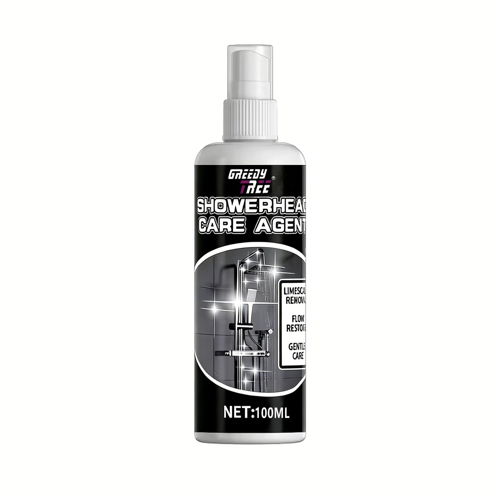 Shower Head Limescale Remover 100ml – Restores Shine & Flow Bathroom Cleaner Oasis Select 100ml