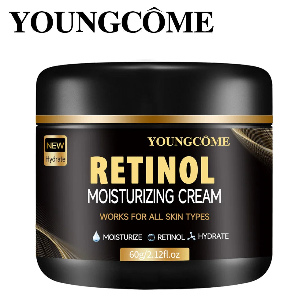 YOUNGCOME Men's Retinol Face Moisturizer Moisturizing Retinol Cream Anti-Wrinkle Aging Moisturizing Shrink Pores Smooth Retinol Oasis Select