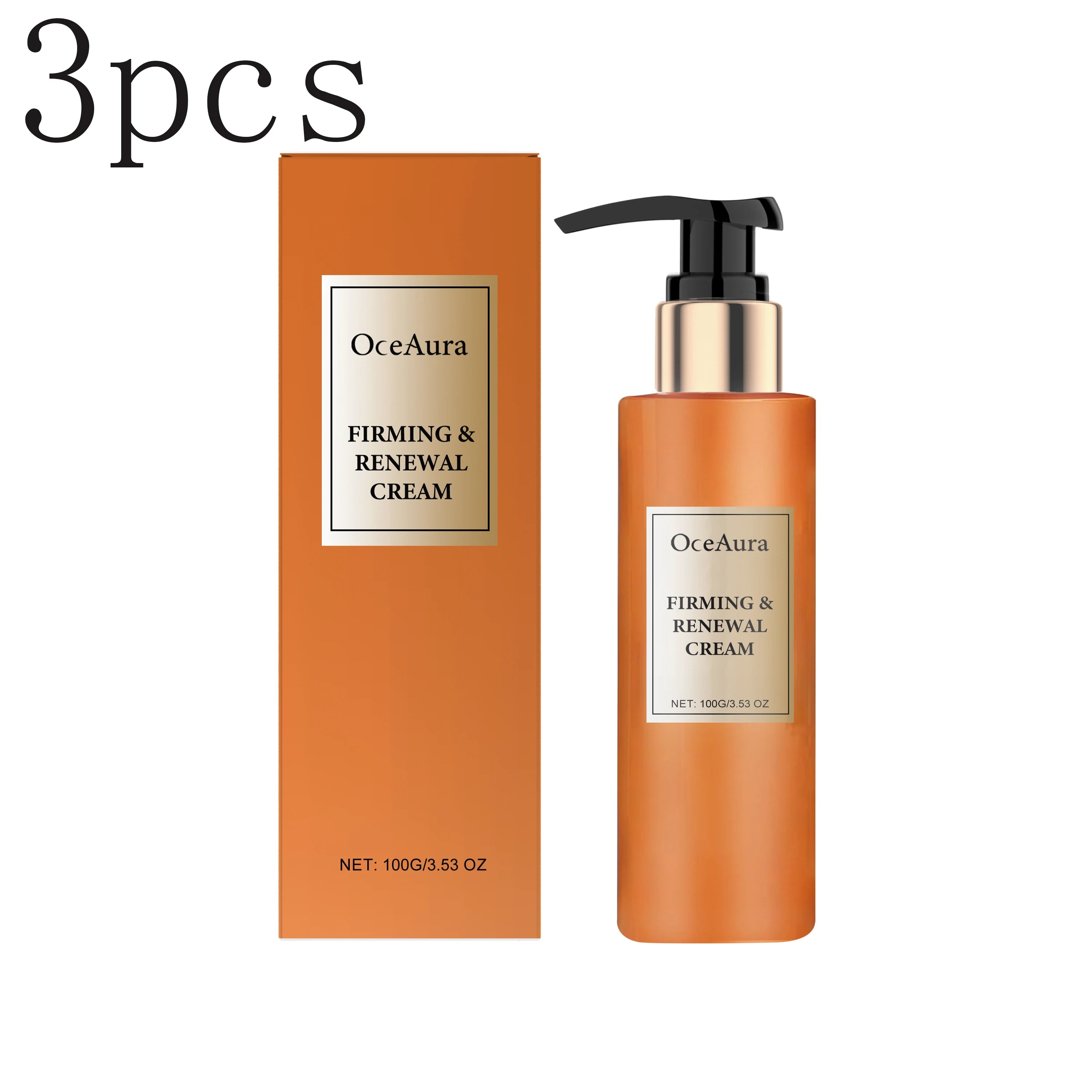 Firming Body Cream: Hydrating & Nourishing Body Moisturizer for Skin Radiance, Elasticity & Care Oasis Select 100gx3pcs
