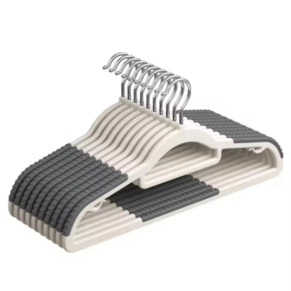Heavy Duty Anti-Slip Plastic Clothes Hangers – Set of 1–50