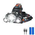 KDULIT LED Headlamp | 18650 Rechargeable, IPX4 Waterproof