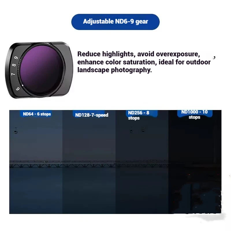 DJI Osmo Pocket 3 & 4 Filter Set – CPL ND Black Mist Wide