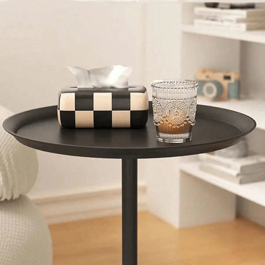Nordic Style Coffee Table Moving Side Table Sofa End Table Luxurious Elegant Small Round Table For Home Simple Nightstand Oasis Select