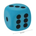 80mm Large Foam Dot Dices Six Sides Dices Kids Counting Toy Learning Aids for Class Board Game Classroom Math Teaching Oasis Select 1pc Random color