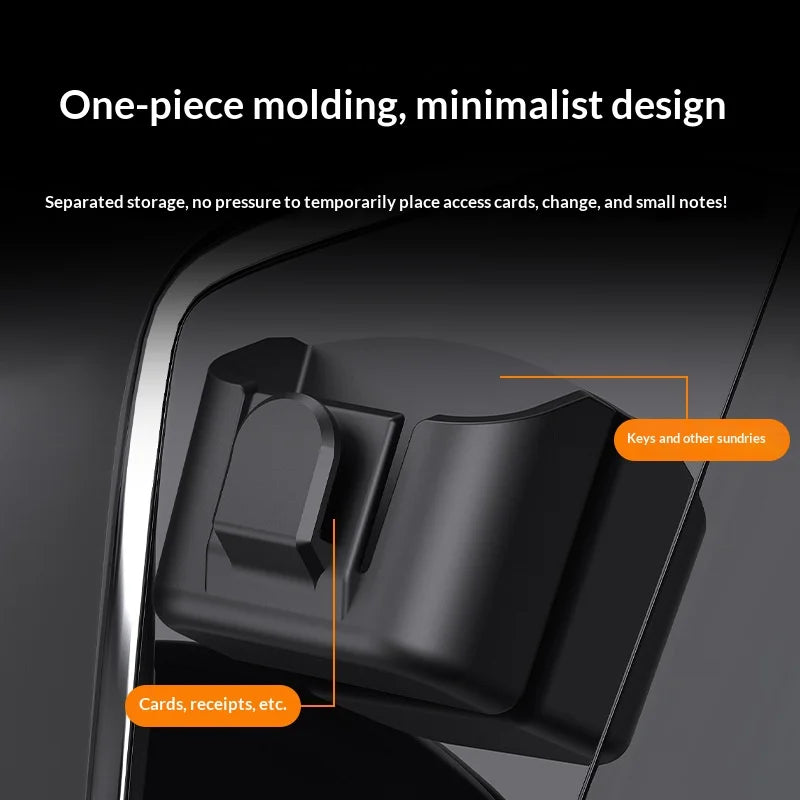 Car Key Storage Box Storage Box for Vehicle Supplies Dashboard Central Control Console Highspeed Toll Card Storage Box Card Slot Oasis Select