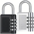 2-Pack Heavy-Duty 4-Dial Combination Padlocks - Keyless Security Locks with 4-Number Code, Corrosion-Resistant Oasis Select 2pcs