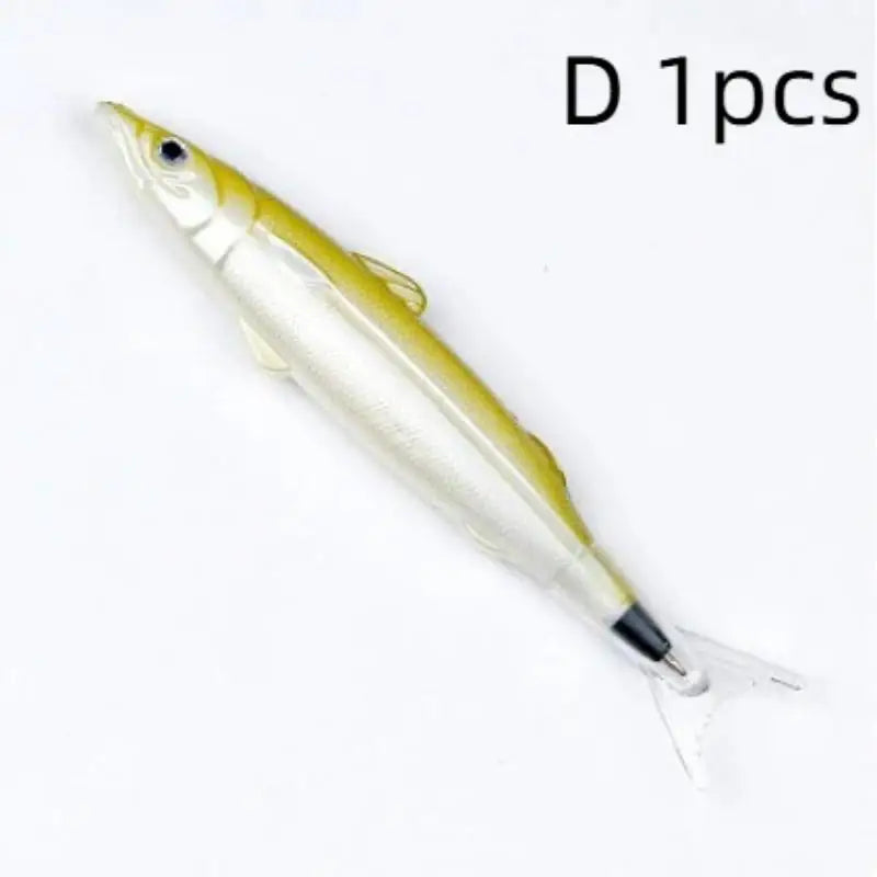Realistic Fish Pattern Gel Pen 1/3/5Pcs Cute Novelty Stationery for Students School Office Daily Writing Oasis Select D