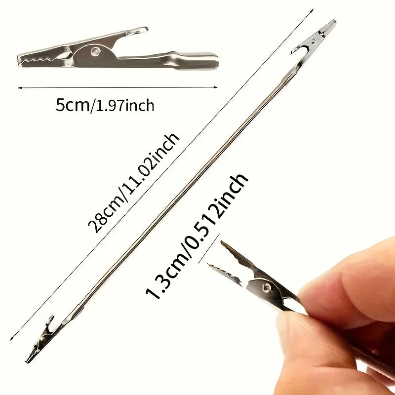1/3pcs Double-ended Mosquito-repellent Incense Clip Universal Crocodile Clip Bracket Broken Incense Clip Extended Hose Oasis Select