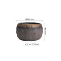 Rough Pottery Handmade Relief Heart Sutra Zen Cup Ceramic Master Individual Single Cup Chinese Portable Tea Cup 1pcs Oasis Select Chocolate <200ml