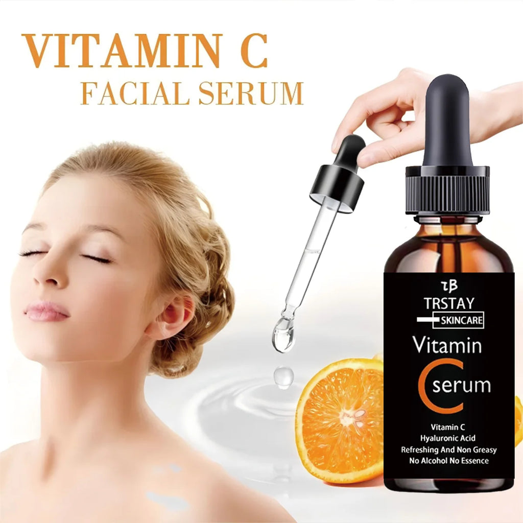 TRSTAY Vitamin C & Hyaluronic Acid Brightening Facial Serum