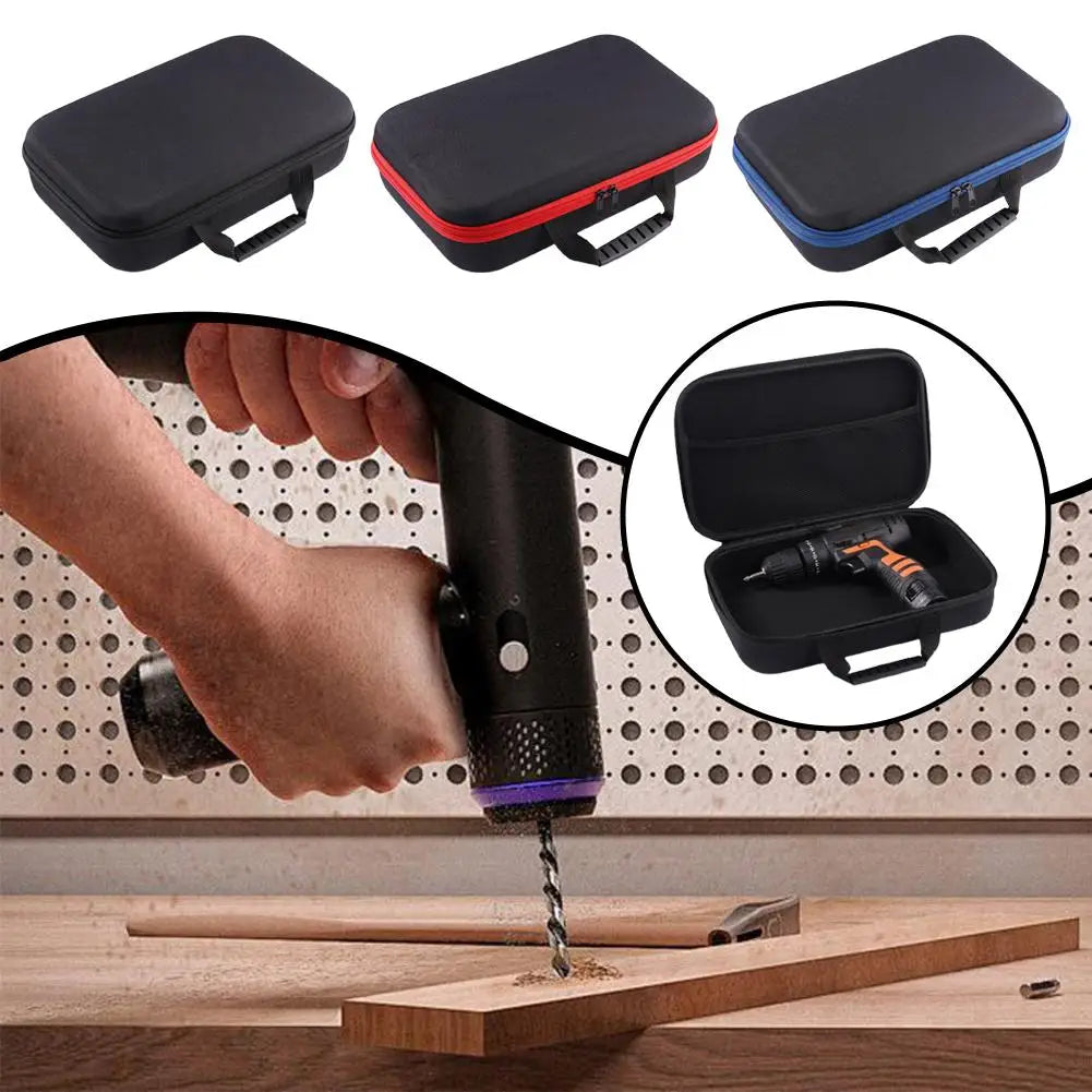 Hard Shell Drill Case – Shockproof Cordless Drill Storage Bag