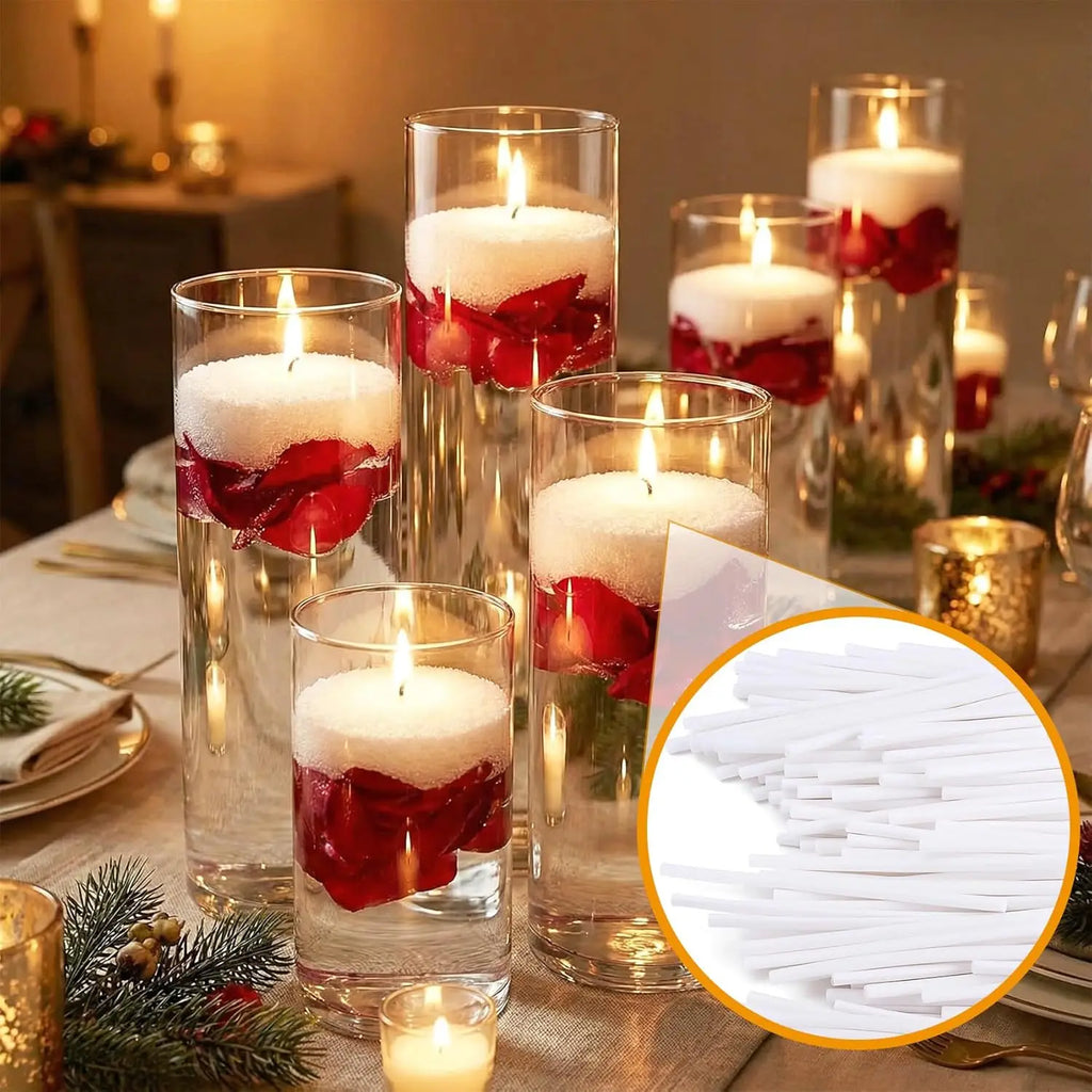 50pcs Cotton Candle Wicks for DIY Sand Candle Making