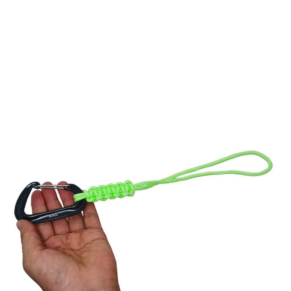 Scuba Diving Safety Anti-Loss Tether For Dive Light Torch Camera Dive Luminous glow Lanyard with 12KN Snap Hook Oasis Select