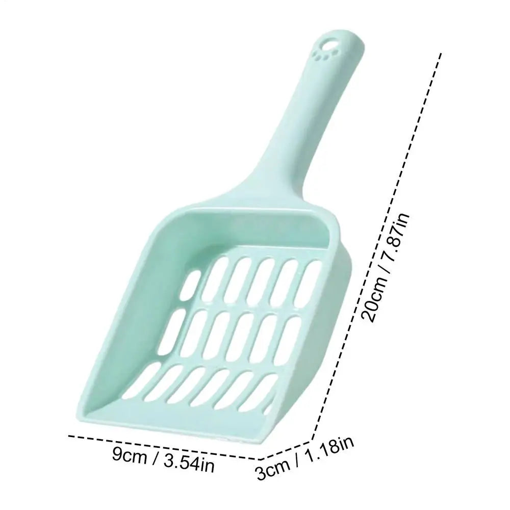 Cat Litter Scoop pet litter shovel Candy color appearance horizontal handle cat toilet shovel poop pickup Cat cleaning supplie Oasis Select Blue