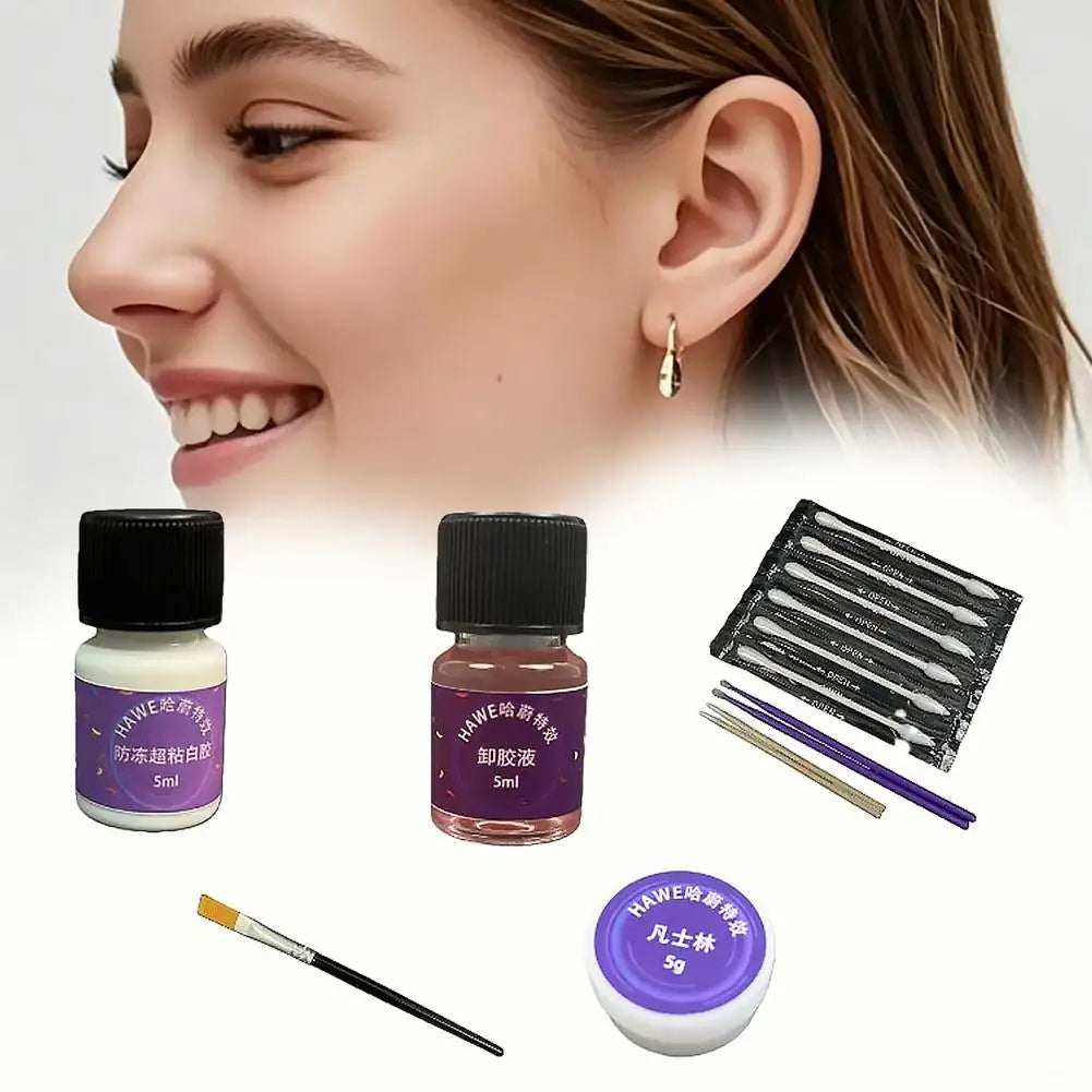 Spirit Gum Adhesive and Remover,5ml Professional Cosmetic Glue for Face, Skin, Body, Stage Special Effect Prosthetics Makeup Kit Oasis Select