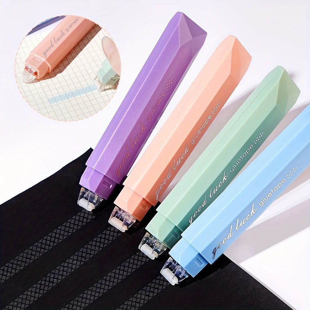 4pcs Waterproof Glue Tape for Scrapbooking - Waterproof Adhesive Roller for Crafts, Gift Wrapping, Photo Mounting,And Journaling Oasis Select