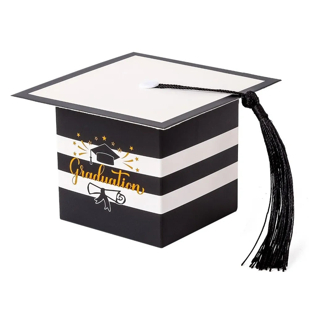 12-Pack Doctoral Hat Graduation Candy Boxes | DIY Party Favors