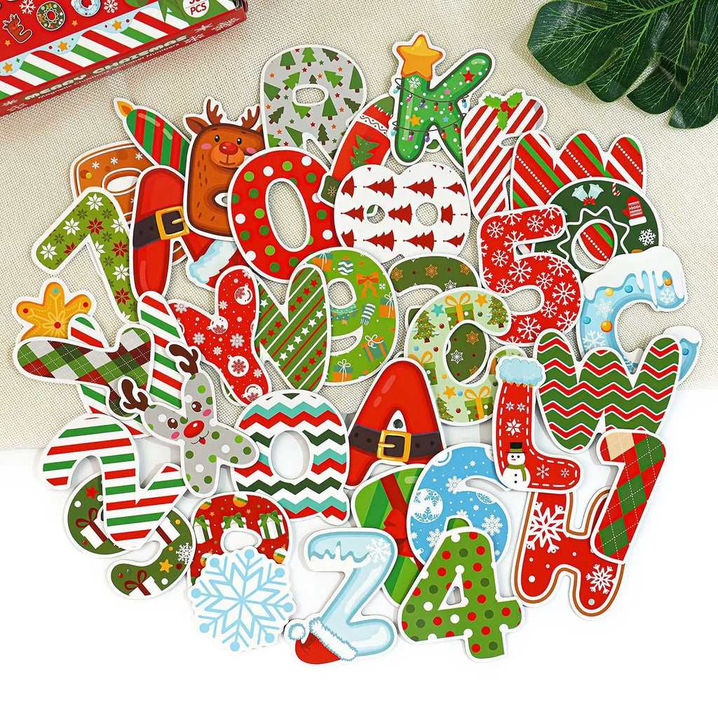 'S Learning Magnets Educational Christmas Refrigerator Sticker Christmas Fridge Magnet Rubber Decorative Fridge Magnet Oasis Select