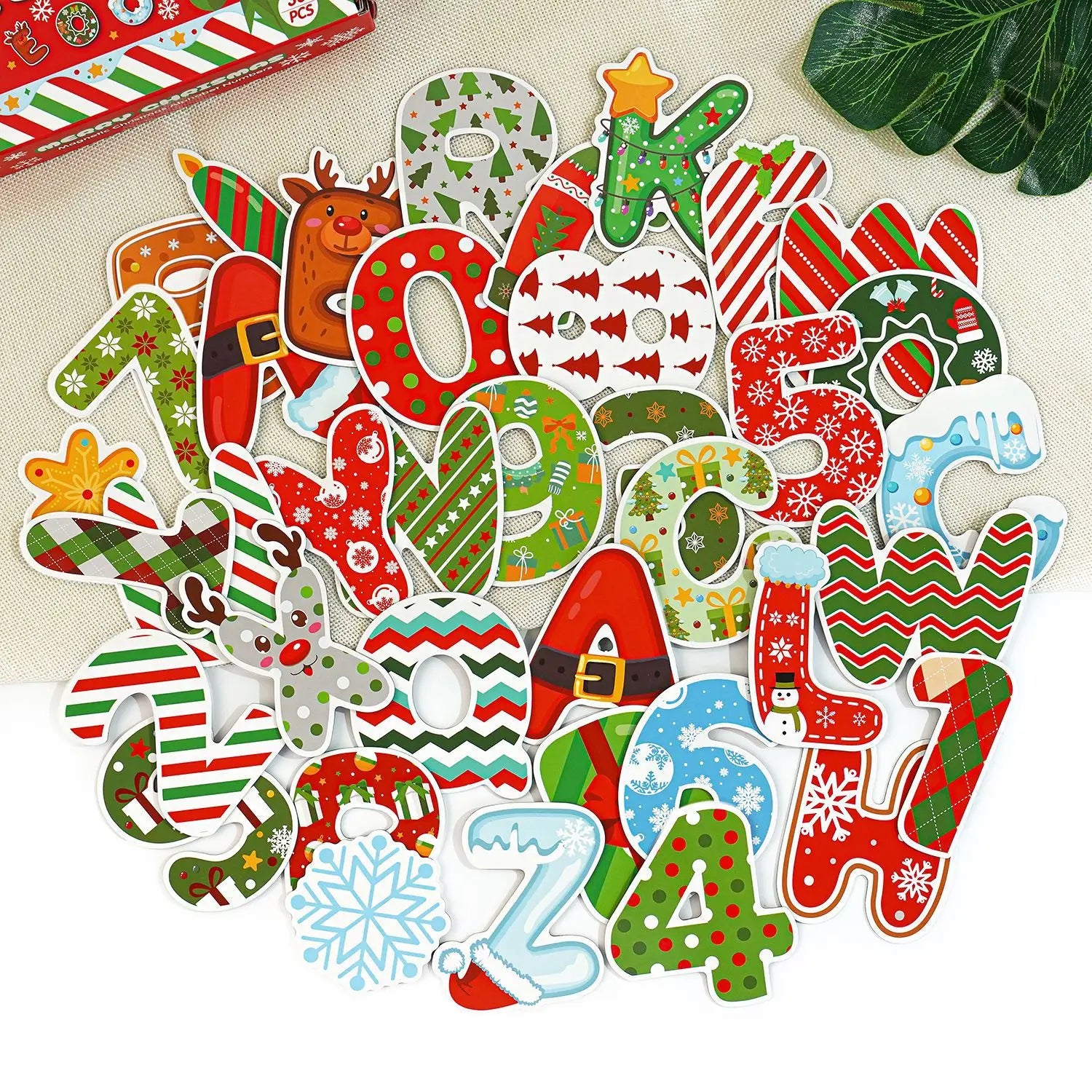 'S Learning Magnets Educational Christmas Refrigerator Sticker Christmas Fridge Magnet Rubber Decorative Fridge Magnet Oasis Select