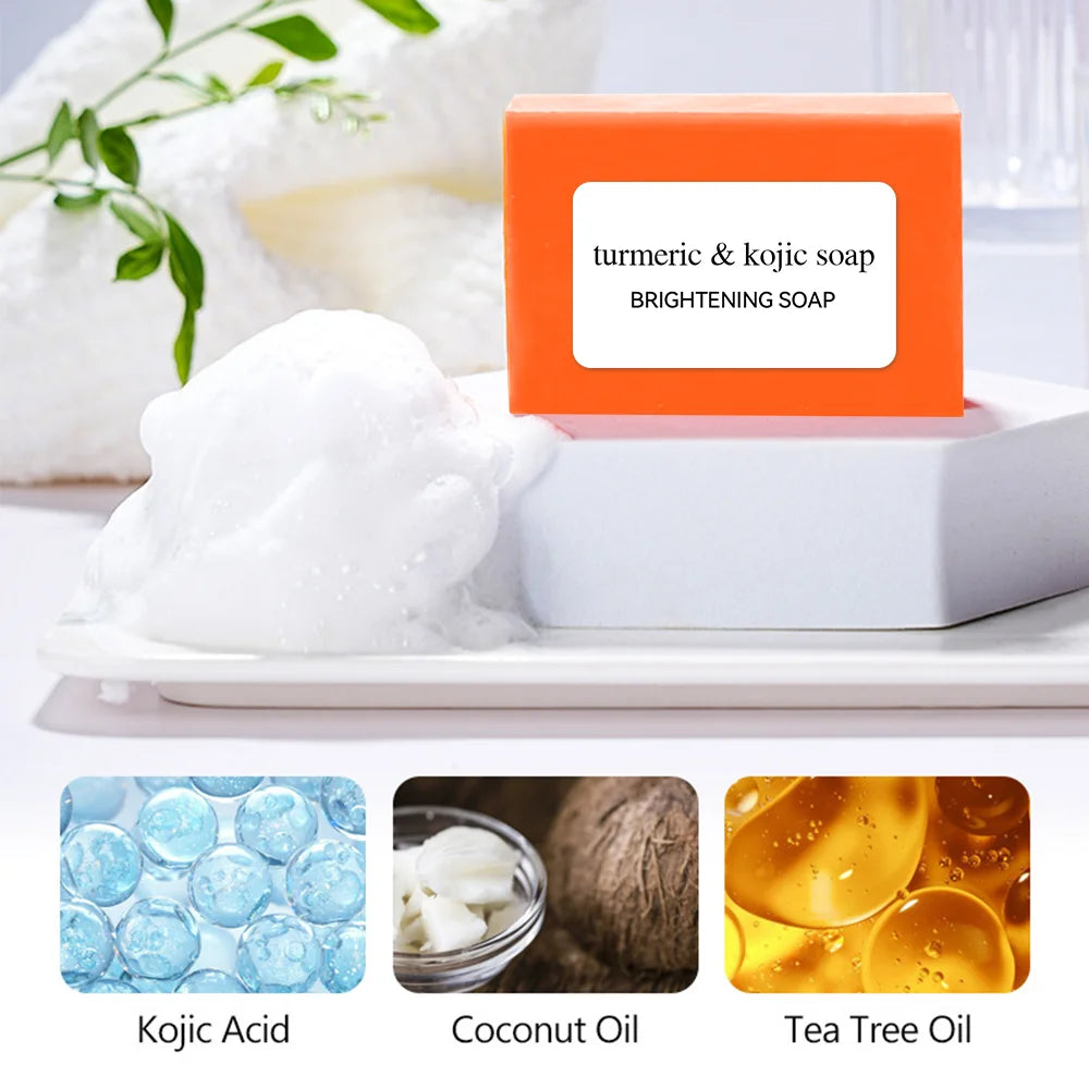 Kojic Acid Soap Is Known for Its Brightening and Anti Pigmentation Properties Which Gently Cleanse and Restore Skin Vitality Oasis Select