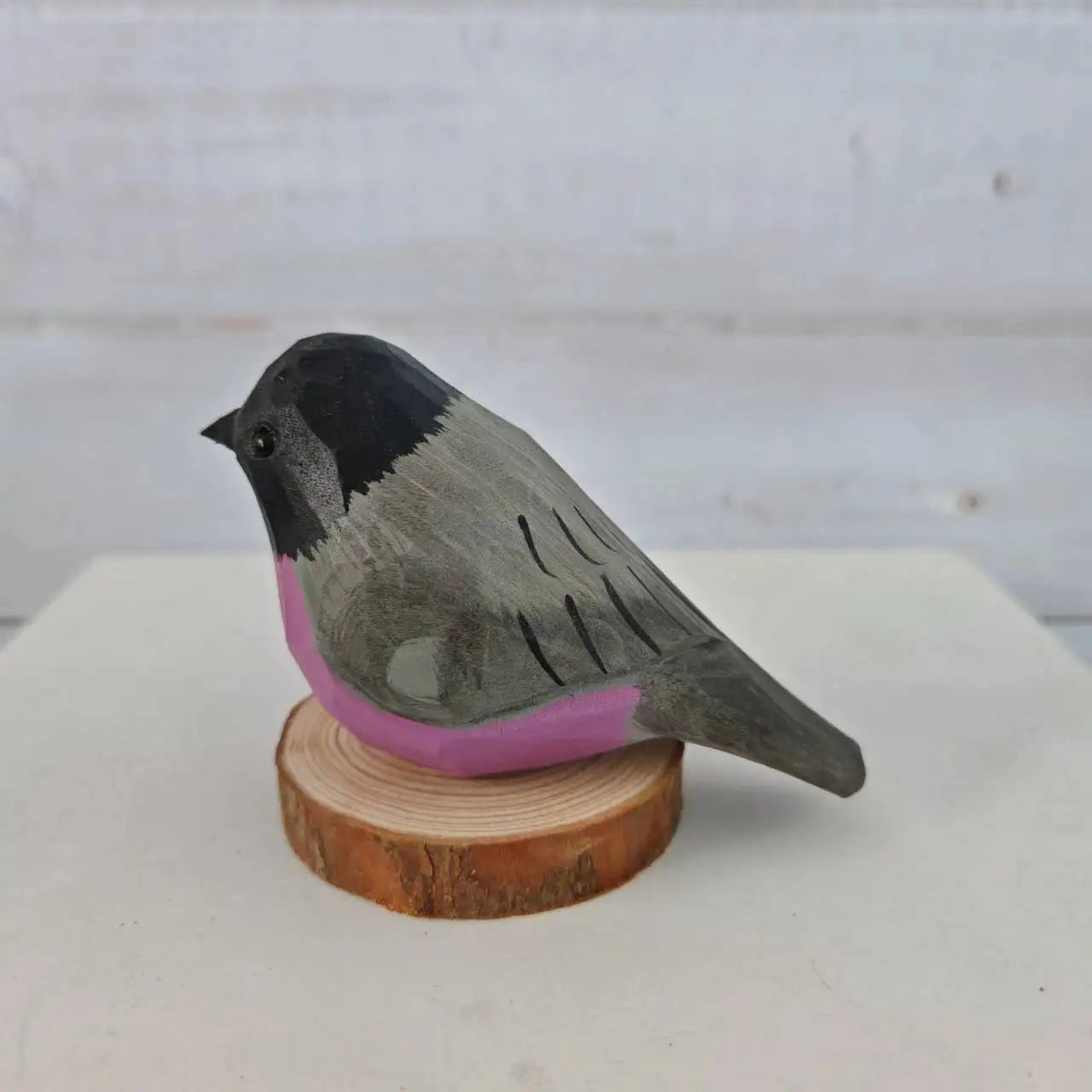 Desktop Ornament Cute Wood Carving Bird Mini Carving Small Bird Ornament Nordic-style Handmade Wooden Bird Figurine Home Decor Oasis Select E