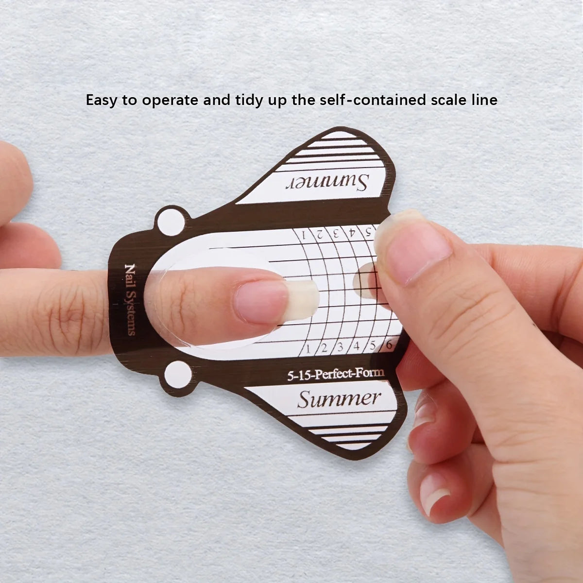 Bee-Shaped Nail Extension Paper Holder | French Manicure Tool Nail Form Holder Oasis Select