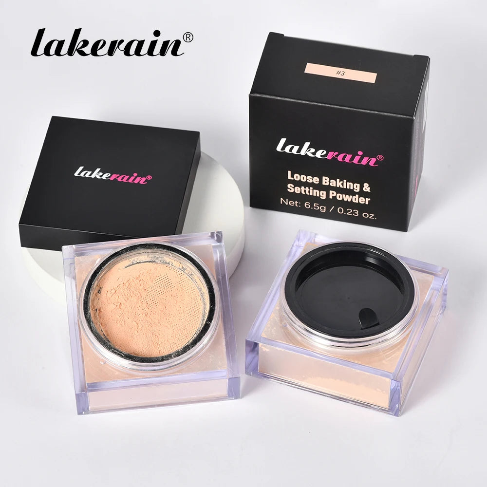 Loose Baking&Setting Powder Long Lasting Oil Control Natural Face Matte Waterproof BrighTening Loose Powder Makeup Cosmetics Oasis Select