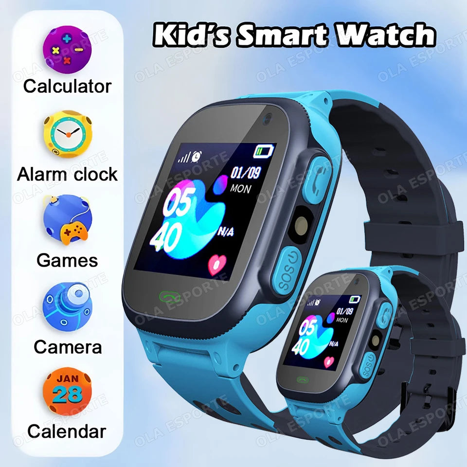 Kids Smart Watch GPS Tracker | SOS Call, Video Call & 2G SIM