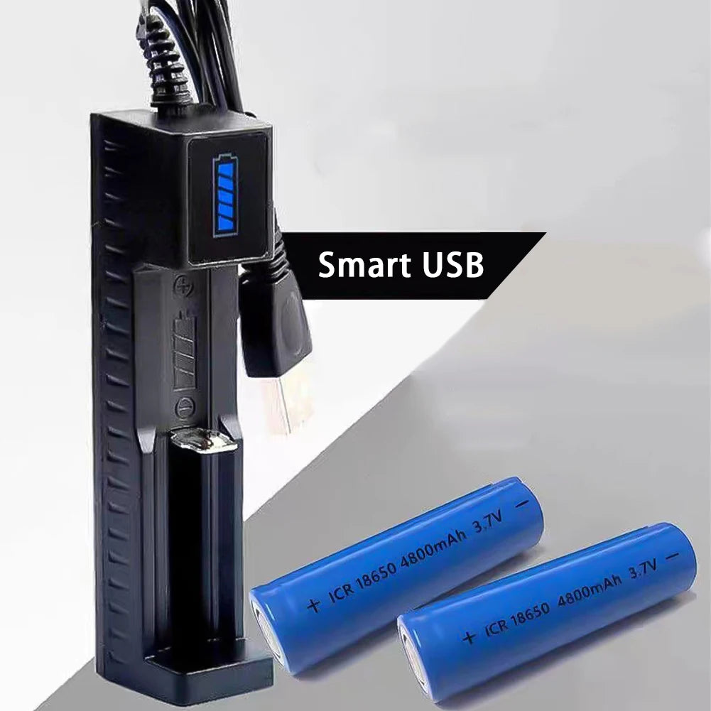 Universal USB Charger for 18650 26650 14500 Lithium Batteries