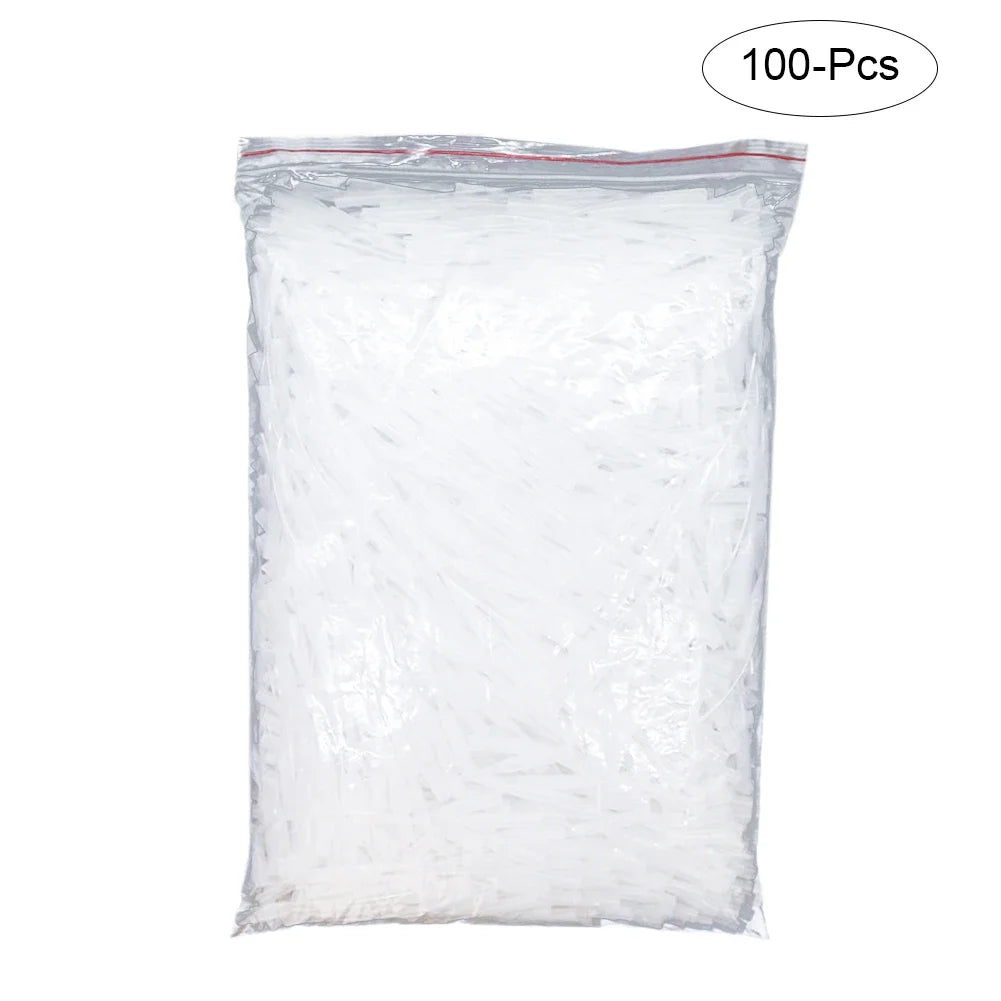 100Pcs Glue Micro-Tips Plastic Glue Bottle 502 Glue Rubber Hose Rubber Drip Tube Mouse Tail Dispensing Needle Dispensing Hose Oasis Select
