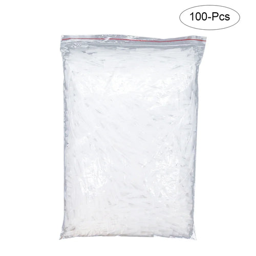 100Pcs Glue Micro-Tips Plastic Glue Bottle 502 Glue Rubber Hose Rubber Drip Tube Mouse Tail Dispensing Needle Dispensing Hose Oasis Select