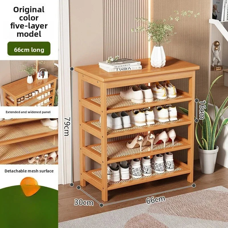 Multi-functional Household Shoe Cabinet Rack Dustproof Change Stool