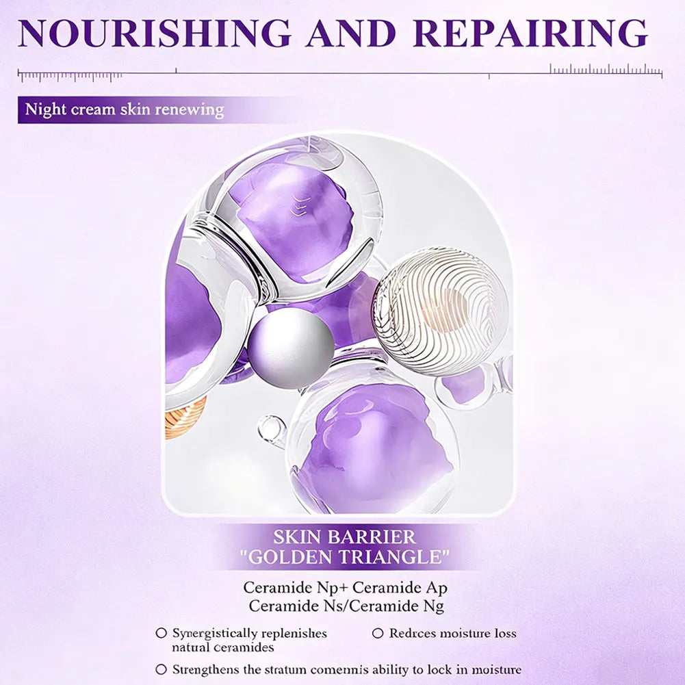 50g Nourishing Night Cream Long-Lasting Moisturizing, Firming Skin, Light & Non-Greasy, Easy To Absorb, Night Skin Care Oasis Select