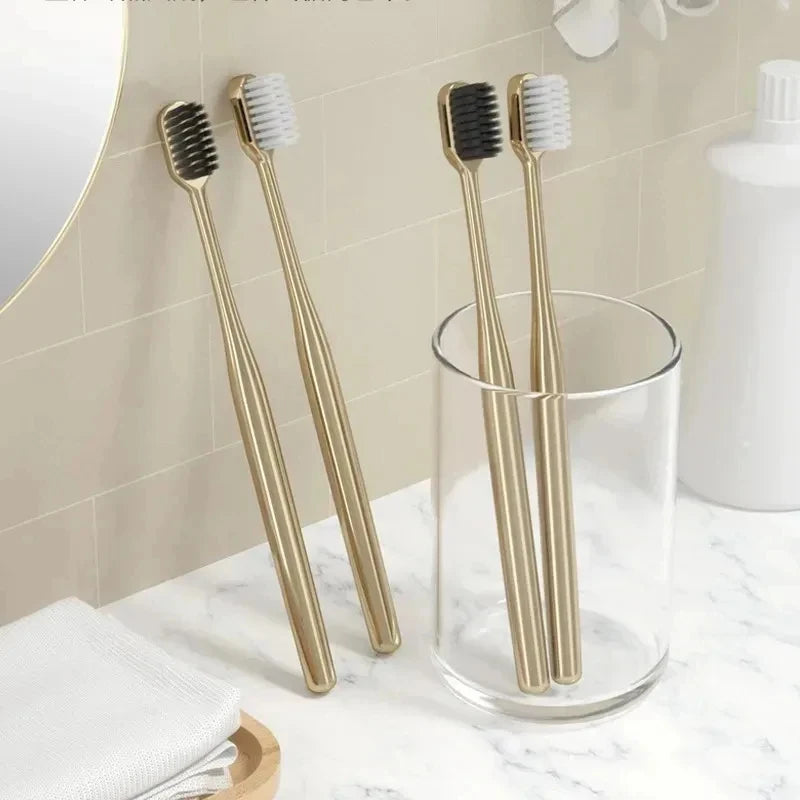 1/2/3/4pcs Advanced Luxury Adult Soft Bristle Manual Toothbrush Sensitive Gum Deep Cleaning Family Oral Care Travel Portable Oasis Select