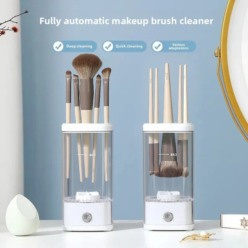 Electric Makeup Brush Cleaner Machine with Storage Case