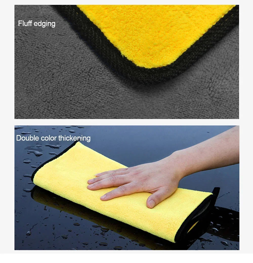 3/5/10Pcs Car Wash Microfiber Towel 30*30CM / 30*60cm Car Cleaning Drying Cloth Care Cloth Car Wash Towel Kitchen Towel Oasis Select