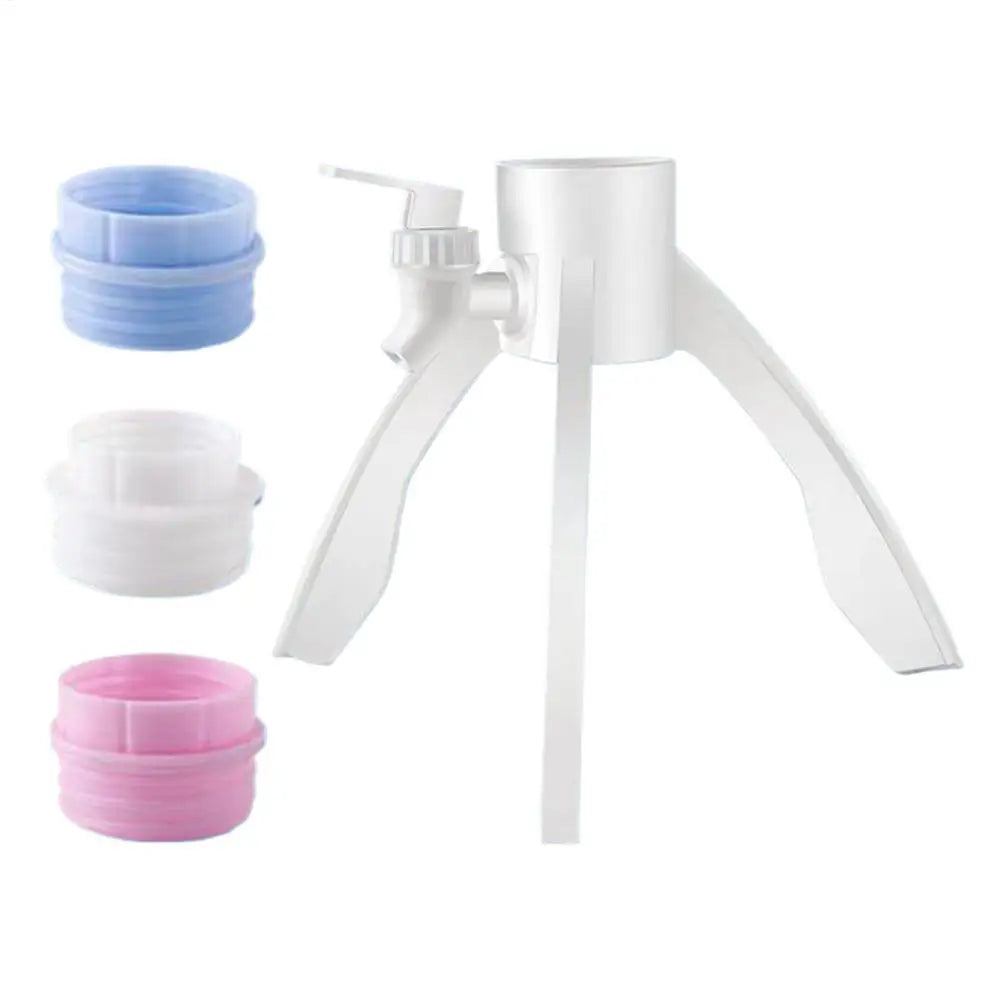 Barreled Water Rack Inverted Bottled Water Stand Triangle Bracket Mineral Water Support Tripod with Spigot Water Jug Drinking Oasis Select Random Color