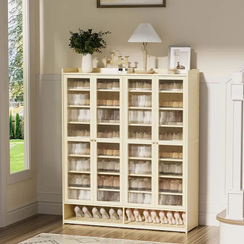 Multi-functional Shoe Cabinet Household Multi-layer Shoe Rack Entrance Cabinet Large Capacity Storage Dust Aisle Oasis Select